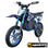 Mini Moto Cross Eléctrica MR racing 1000w - Sin Montar, Azul - 1