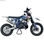 Mini moto cross M2R 50cc replica ktm Arranque a Patada - Montado, Azul - Foto 3