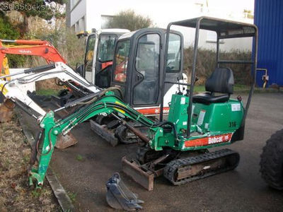 Mini-pelle bobcat de 0.8t - Photo 2