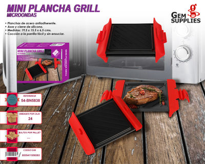 Mini Plancha Grill Para Microondas We Houseware