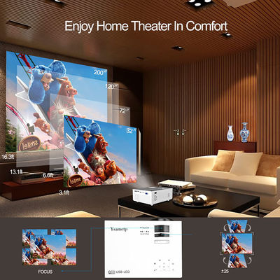 Mini proyector, proyector portátil Full HD 1080p, 10000 lúmenes, proyector cinem - Foto 3