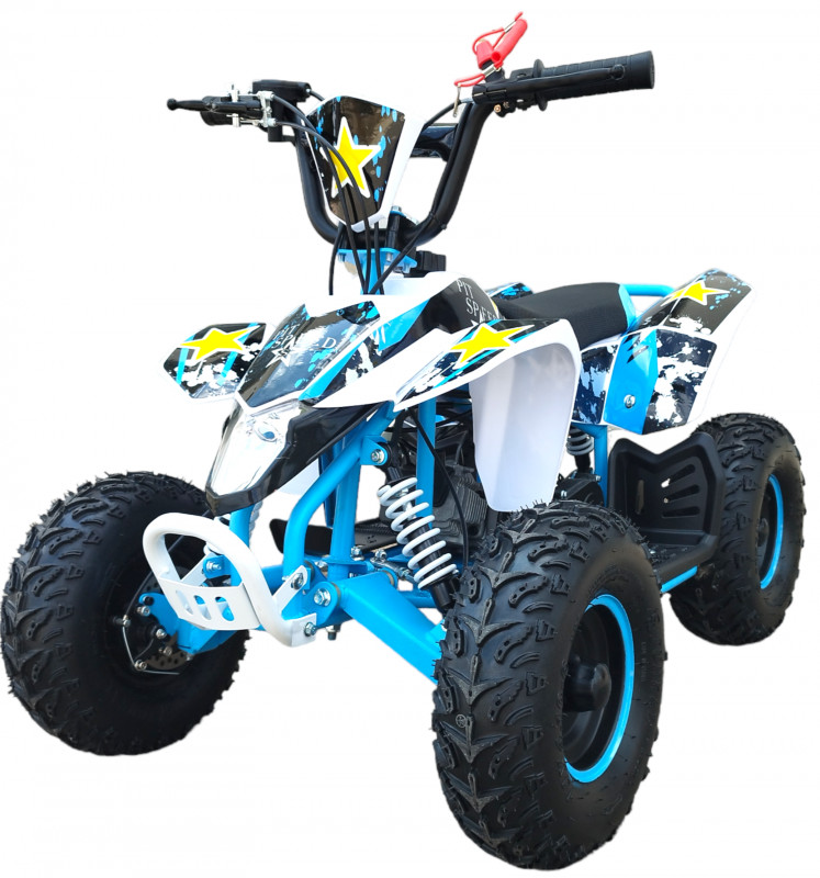 VENTA Mini quad de gasolina para niños de 110cc azul