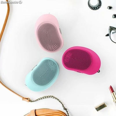 Mini sonic spazzola per la pulizia del viso batteria integrata FDA vendita - Foto 5