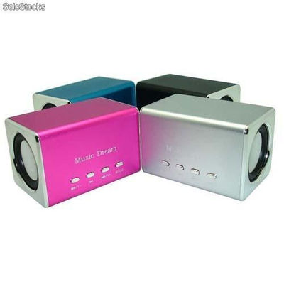 Mini Sound Box Mobile Spekar 6w Rms Microsd Pendrive Mp3 - Zdjęcie 2