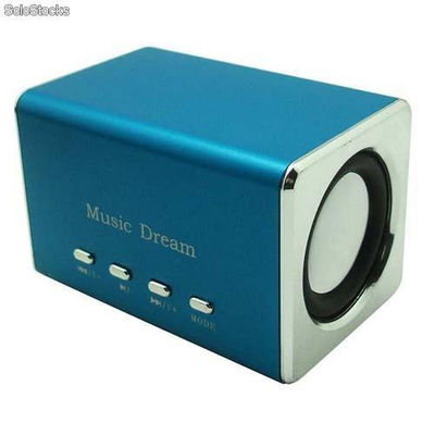 Mini Sound Box Mobile Spekar 6w Rms Microsd Pendrive Mp3 - Zdjęcie 4