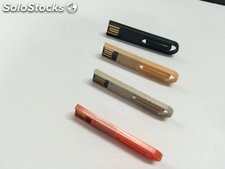 Mini unidad flash USB marcador libro memoria USB promocional