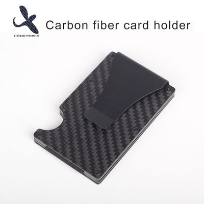 Minimalist Wallet Carbon Fiber Card Holder