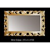 miroir baroque eclipse - colori: bois doré