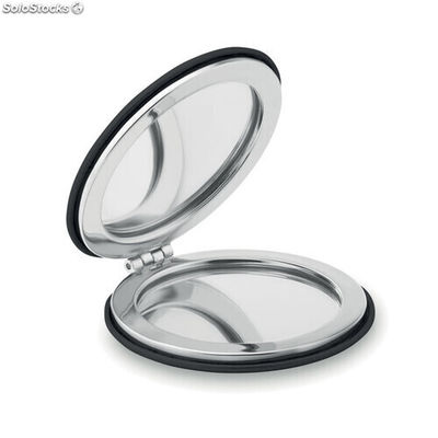 Miroir rond en pu noir MIMO9008-03