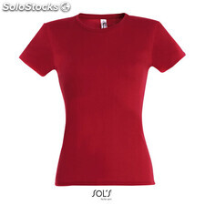Miss t-shirt senhora 150g Vermelho s MIS11386-rd-s