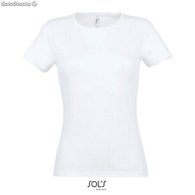 Miss women t-shirt 150g Bianco l MIS11386-wh-l