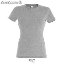 Miss women t-shirt 150g grigio melange m MIS11386-gm-m
