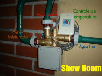 Misturador automático de água para aquecedor solar - Foto 2