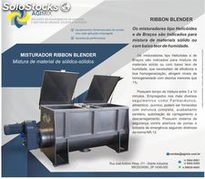 Misturador Ribbon Blender - Mistura de material de sólidos