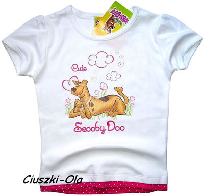 Mix bluzeczek dziewczęcych Scooby Doo 10 pln/sztuka licencja - Zdjęcie 2