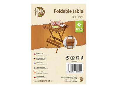 Mk Bamboo helsinki - Foldable Table 60x60cm - Foto 5