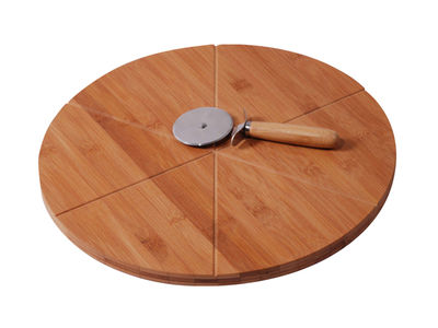 Mk Bamboo venezia - Pizza Board with Cutter
