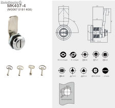 MK407-4 Cerradura Seguridad de Cuarto de Vuelta Gabinete