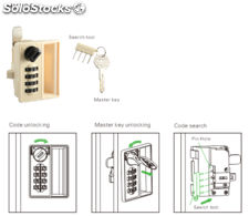 MK706 Cerradura Seguridad con Combinación para Lockers - Foto 2