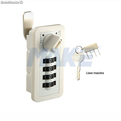 MK707 Cerradura Lockers Combinación 4 Dígitos