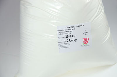 Mleko w proszku odtłuszczone worek 25kg Skim milk powder 25kg