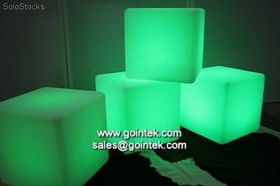 Mobiliário Impermeável conduziu um cubo de Gelo Iluminação com Bateria - Foto 2
