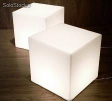 Mobiliario Luminoso Cubic Cerrado Blanco Traslúcido 43 x 43 x 43 - Foto 2