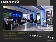 Mobilier Salon de Coiffure, Salon complet: Comodity - Promo 3.795€!