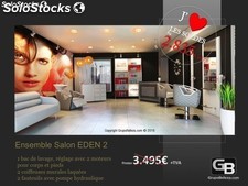 Mobilier Salon de Coiffure, Salon complet: Eden - Promo 2.835€!