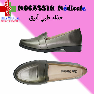 Mocassin Médical Pour Femme en cuir Pour les douleurs des pieds - Photo 2