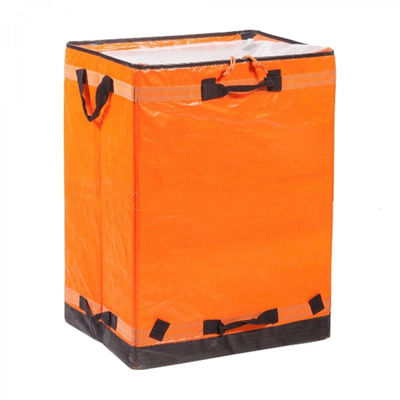 Mochila Bolsa Reparto Delivery Plegable Color Naranja