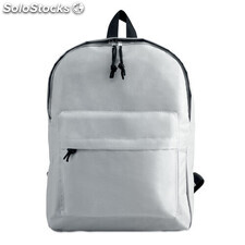 Mochila con bolsillo exterior blanco MIKC2364-06