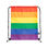 Mochila de cuerdas Rainbow multicolor - Foto 2