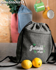 mochila saco reciclada personalizada
