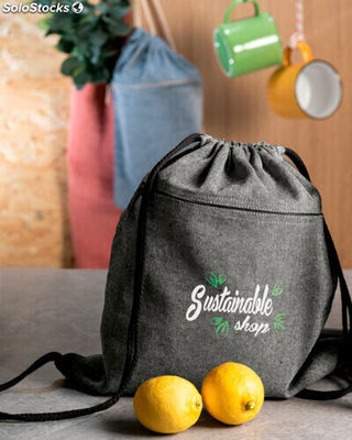 mochila saco reciclada personalizada