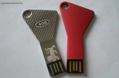 Mode métal triangle clés USB 8G usb 2.0 en acier inoxydable Flash drive cadeau