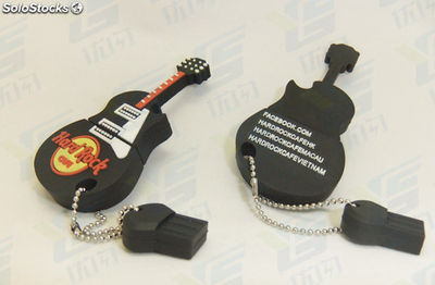Mode U disque pendrive bande dessinée musicale guitar 8G Personnalisé Logo USB