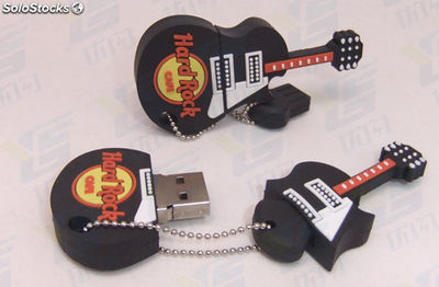 Mode U disque pendrive bande dessinée musicale guitar 8G Personnalisé Logo USB - Photo 3