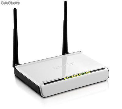 Modem router ADSL2 wireless-n 300MBPS W300D 4 LAN 10/100 2 antenne staccabil