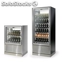 Modular refrigerated display for wine-mod. new double-sided-installed