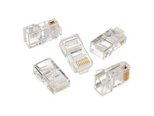 Modular Stecker 8P8C für solid lan Kabel 100er Pack lc-8P8C-001/100
