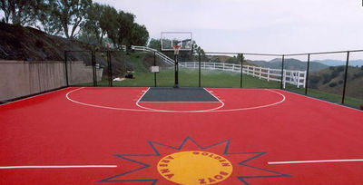 Modularer Handballplatz