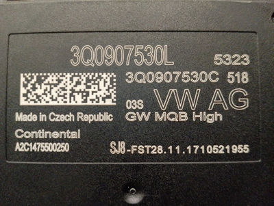 Modulo electronico / 3Q0907530L / continental / 2AC1475500250 / 4283512 para sko - Foto 5