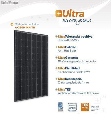 Módulos fotovoltaicos a-260m mn tn ultra - Foto 3