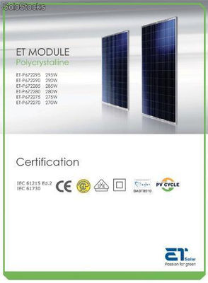 Módulos fotovoltaicos et-p672ww - Foto 5
