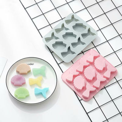 Moldes de jabón de silicona molde para hornear pasteles rectángulo pudín de - Foto 5