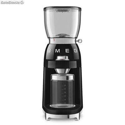 Molinillo de Café CGF01BLEU SMEG Negro con Capacidad 350g | 30 niveles de molido