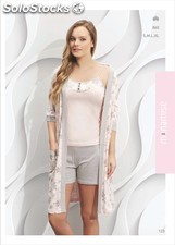 Monamise 860 piżamy z szlafrokiem bielizny monamise exclusive