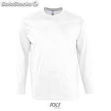 Monarch men t-shirt 150g Bianco s MIS11420-wh-s