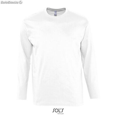 Monarch men t-shirt 150g Blanc l MIS11420-wh-l